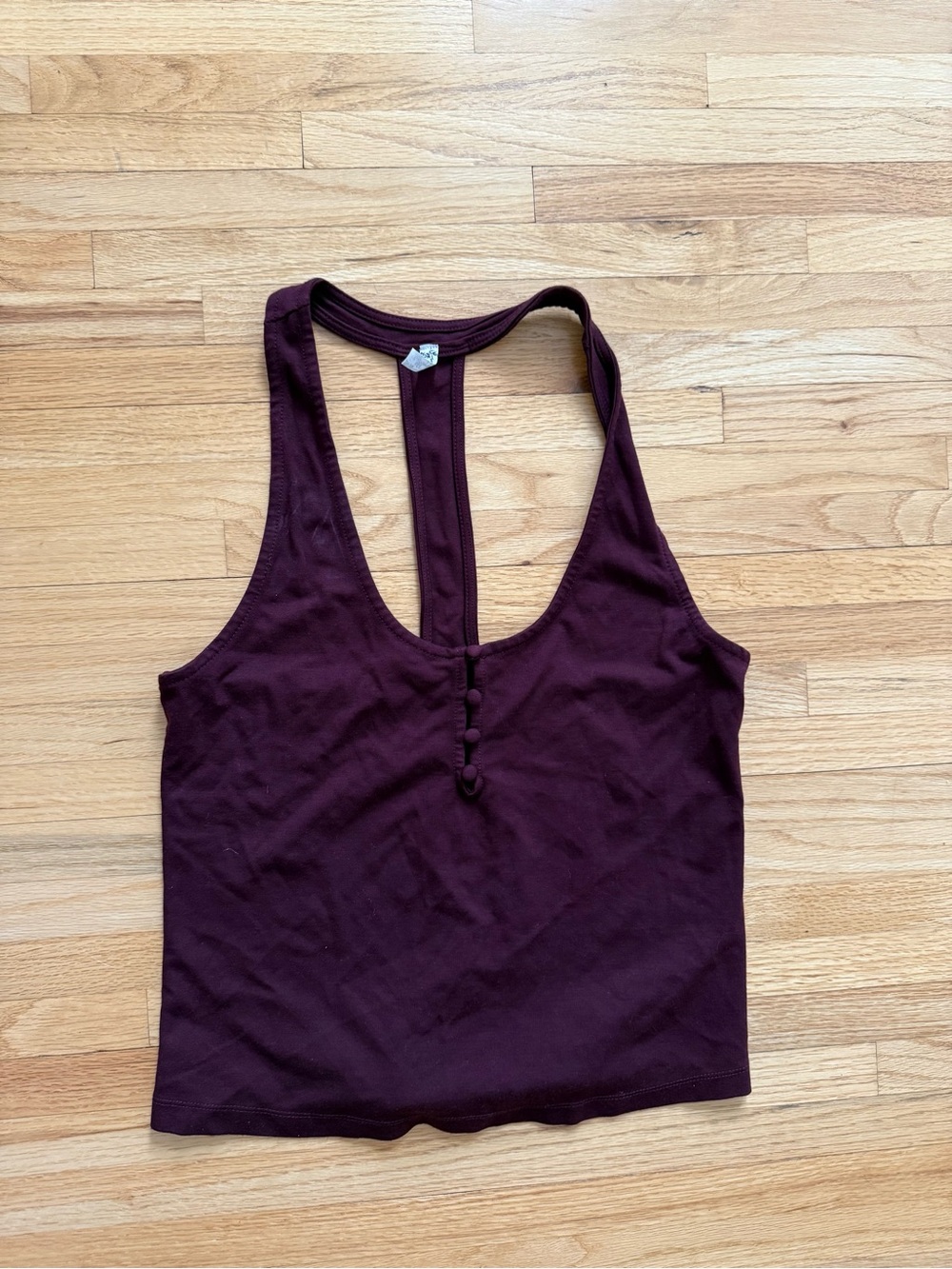 Free People Intimates Tank top size medium- maroon - brand new size large
